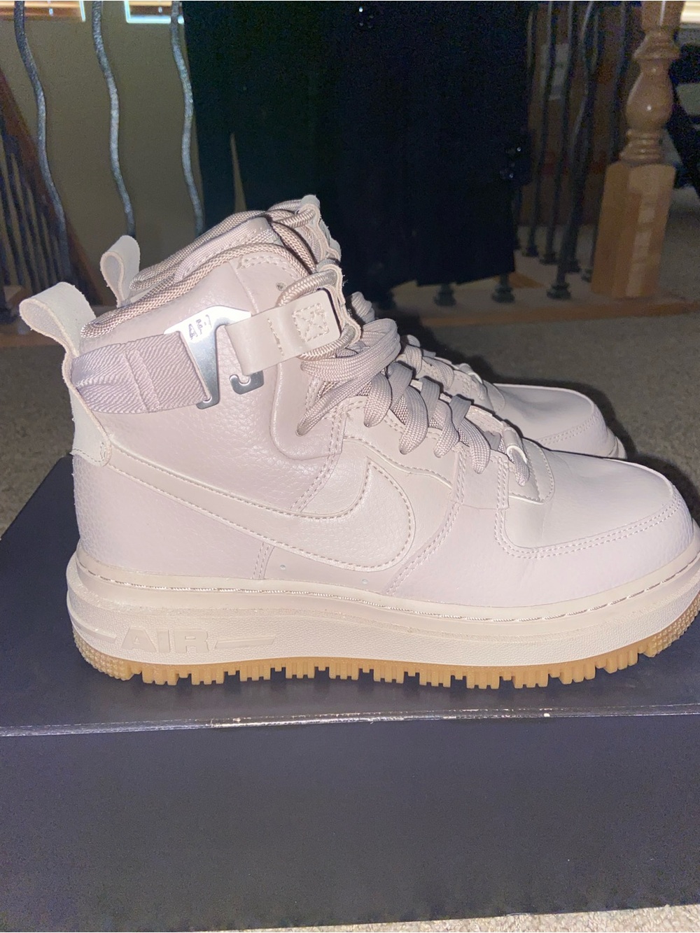 Nike W AF1 Pixel White/Black/Sail Women's Sneakers Box Label